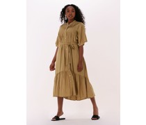 Y.a.s. Damen Kleider Yaskanna 2/4 Long Shirt Dress - Khaki