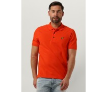 Lyle & Scott Herren Polos & T-Shirts Plain Polo - Orange
