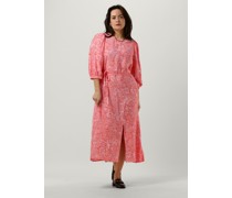 Msch Copenhagen Damen Kleider Divina Ladonna 3/4 Dress Aop - Rosa