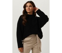 Knit-ted Damen Pullover Melanie - Schwarz