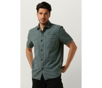 Pme Legend Herren Hemden Short Sleeve Shirt Ctn Slub - Grün