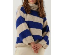 Rollkragenpullover Block Stripe Sweater