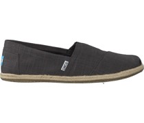 Toms Damen Espadrilles Classic Rope Sole - Schwarz