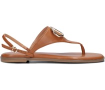 Twinset Milano Damen Sandalen 231tcp12a - Cognac