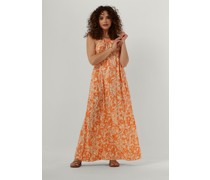 Object Damen Kleider Jibra S/l Long Dress - Orange