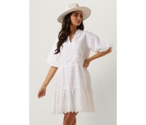 Notre-v Damen Kleider Nv-donna Dress Broderie Anglaise Dress - Weiß