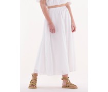 Na-kd Damen Röcke Anglais Maxi Skirt - Weiß