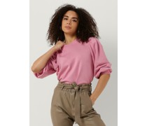 Minus Damen Pullover Mika 3/4 Sleeve Sweat 4 - Hell-Pink