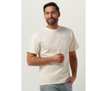 Forét Herren Polos & T-Shirts Tip T-shirt - Nicht-gerade Weiss
