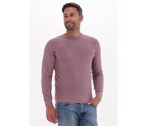 Profuomo Herren Pullover & Cardigans Pullover Crew Neck - Bordeaux