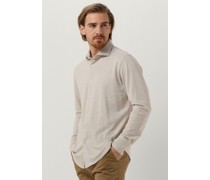 Dstrezzed Herren Hemden Shirt Melange Pique - Weiß