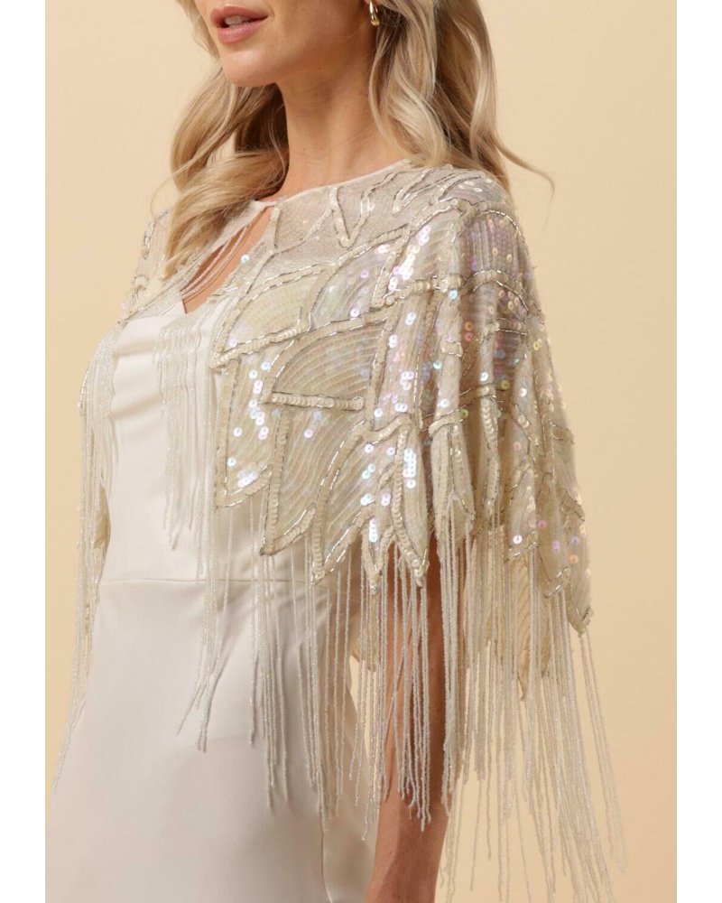 Y.A.S Damen Yascecilie Sequin Cape Celeb Nicht-gerade