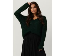 Simple Damen Pullover & Cardigans Sascha V Knit-mohair-22-3 - Grün