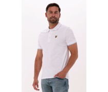 Lyle & Scott Herren Polos & T-Shirts Tipped Polo Shirt - Weiß