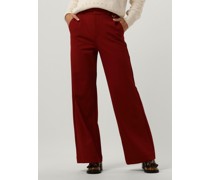 Vanilia Damen Hosen Tailored Twill Met Ring - Rot