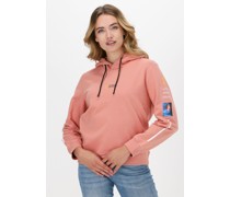 National Geographic Damen Pullover & Cardigans Hoody With Cord - Pfirsich