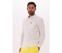 Lyle & Scott Herren Hemden Pinstripe Shirt - Nicht-gerade Weiss