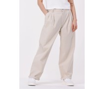 Vanilia Damen Hosen Satin Cotton Chino - Sand
