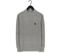Pullover Crew Neck Structure Knit