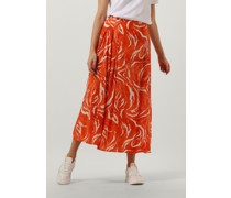 Selected Femme Damen Röcke Slfsirine Ankle Skirt - Orange