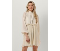 Selected Femme Damen Kleider Slfsimone Short Plisse Dress - Beige
