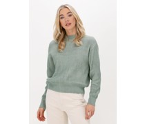 Another Label Damen Pullover & Cardigans Eliana Knitted Pull - Grün