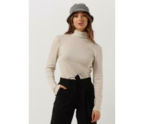 Esmé Studios Damen Pullover & Cardigans Mila Ls Rollneck - Creme