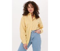 Msch Copenhagen Damen Blusen Haddis Ls Shirt - Gelb
