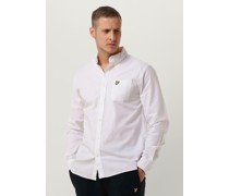 Lyle & Scott Herren Hemden Cotton Linen Button Down Shirt - Weiß