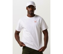 Forét Herren Polos & T-Shirts Sail T-shirt - Weiß