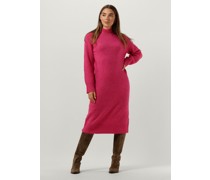 Selected Femme Damen Kleider Slfrena Ls High Neck Knit Dress - Rosa
