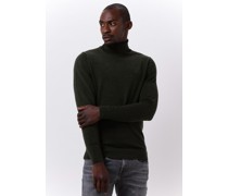 Calvin Klein Herren Pullover Superior Wool Turtle Neck - Olive
