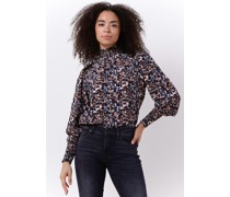 Jansen Amsterdam Damen Blusen Uma - Dunkelblau