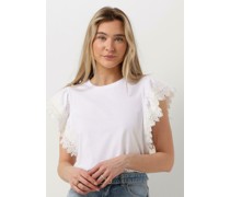 Twinset Milano Damen Tops & T-Shirts Knitted Blouse - Weiß
