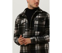 Overshirt Check Wool Look Shirt