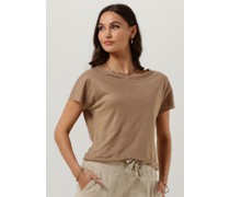 Moscow Damen Tops & T-Shirts 48-04-isabel - Camel
