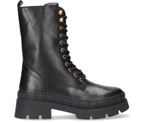 Omoda Damen Schnürboots Lpnora-03 - Schwarz