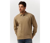 Forét Herren Pullover Herb Polo Sweatshirt - Sand
