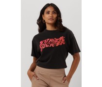 Goosecraft Damen Tops & T-Shirts Gc Super Sucker Tee - Schwarz