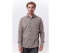 Dstrezzed Herren Hemden Shirt Melange Pique - Grau