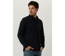 Pme Legend Herren Polos & T-Shirts Long Sleeve Polo Pique Garment Dye - Blau