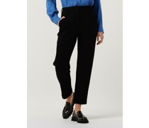 Vanilia Damen Hosen Clean Rib Chino - Schwarz