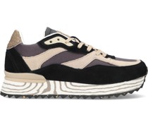 Woden Damen Sneaker Low Sophie Marble - Schwarz