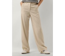 Minus Damen Hosen Livina Straight Leg Pant - Ecru