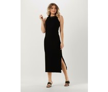 Object Damen Kleider Objjamie S/l Long Dress - Schwarz