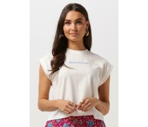 Harper & Yve Damen Blusen Cropped Muscle-ss - Ecru