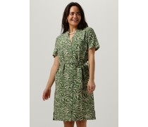 Object Damen Kleider Objseline S/s Shirt Dress - Grün