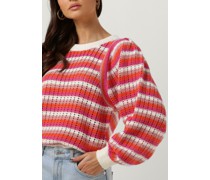 Pullover Knit-point-stripe-cot-23-1