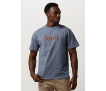 Forét Herren Polos & T-Shirts Resin T-shirt - Blau