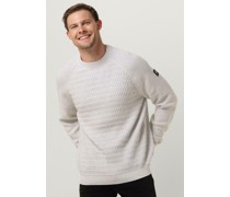 Vanguard Herren Pullover Crewneck Cotton - Weiß